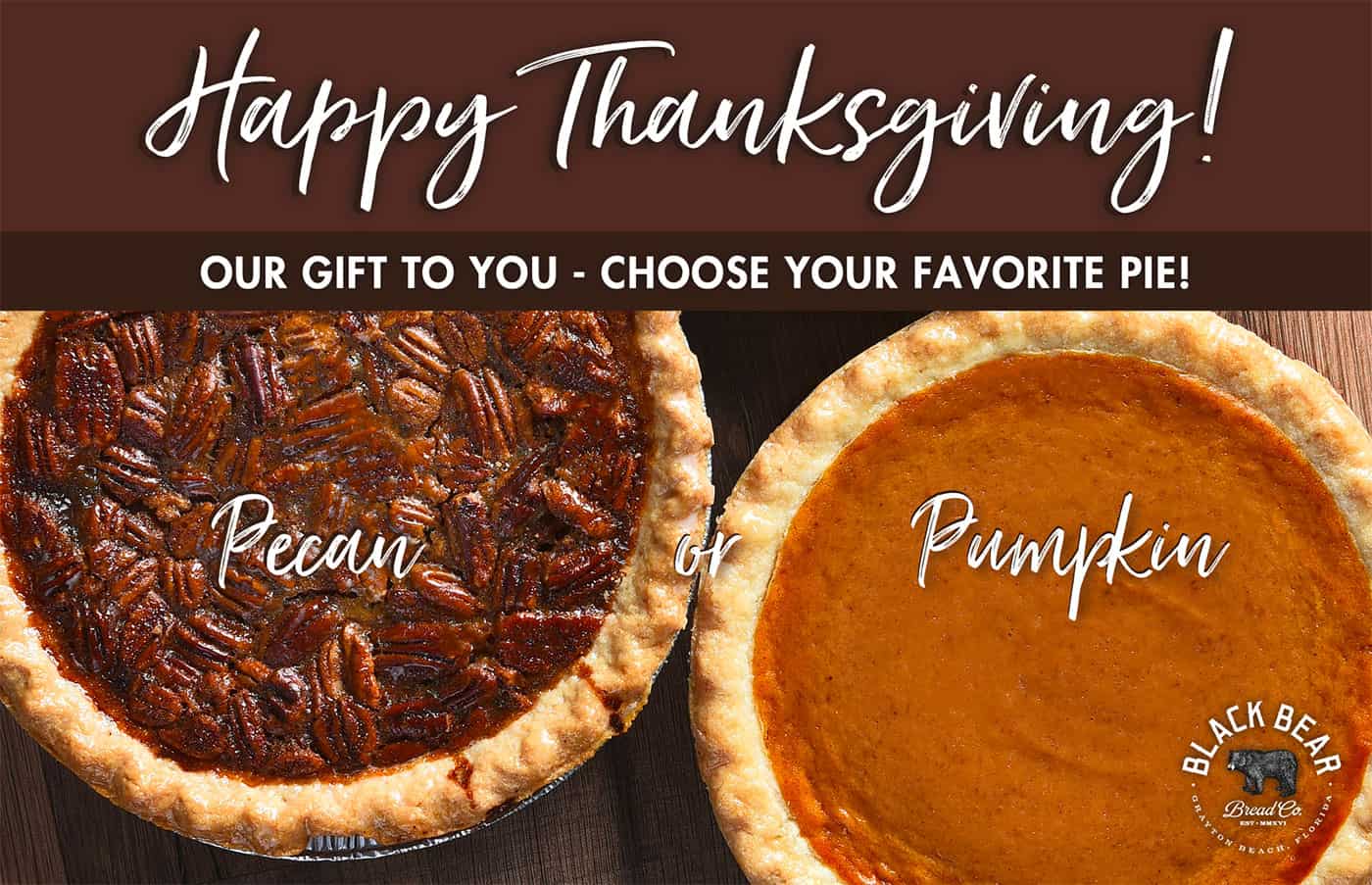 Thanksgiving Pie Giveaway Abbott Team